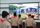Warga Binaan Lapas Banyuwangi Ikuti Pembukaan Perkemahan Satya Dharma Bhakti Pemasyarakatan Secara Virtual