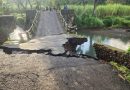 Jembatan Penghubung Sumberagung-Kandangan Amblas, Akses Warga Terganggu