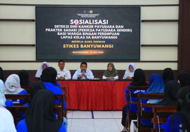 Warga Binaan Perempuan Lapas Banyuwangi Ikuti Sosialisasi Deteksi Dini Kanker Payudara