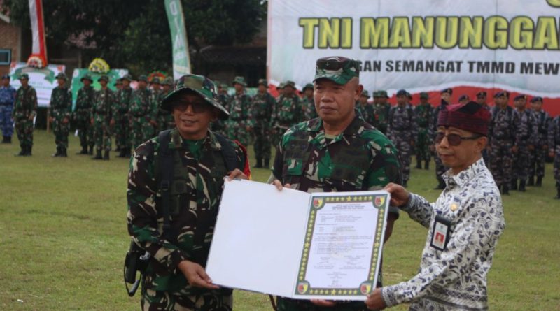 TMMD ke-125 Kodim 0825 Banyuwangi Resmi Ditutup, TNI Tegaskan Komitmen Bangun Desa