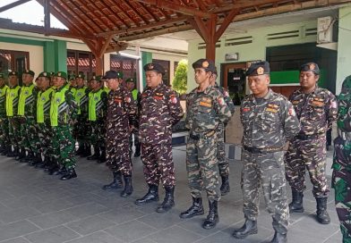 Kodim 0825 dan Banser Gelar Apel Gabungan Perkuat Kamtibmas di Banyuwangi