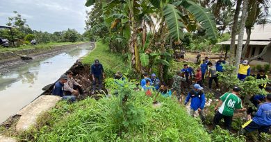 Tanggul Sungai Yang Jebol di Sempu Banyuwangi Ditangani Aparat & Relawan.
