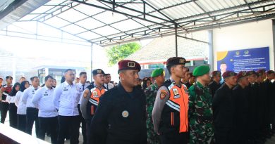 Antisipasi Gangguan Keamanan Nataru, Lapas Banyuwangi Gelar Apel Siaga Bersama TNI-Polri.
