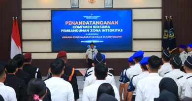 Lapas Banyuwangi Menggelar Deklarasi Pembangunan Zona Integritas Siap Raih Predikat Wilayah Birokrasi Bersih dan Melayani (WBBM).