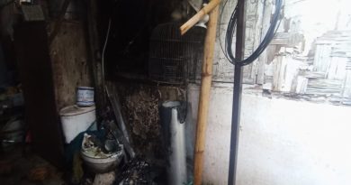 Kebakaran Rumah di Tukangkayu Banyuwangi Diduga Api Berasal Dari Tungku Masak.