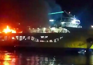 Kebakaran KMP Portlink VII di Pelabuhan Ketapang Banyuwangi, Api Diduga Korsleting Listrik dari Ruang Pengemudi.