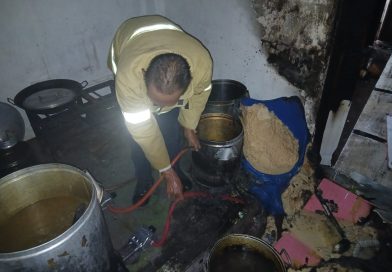 Kebakaran Dapur Usaha Kuliner di Banyuwangi, Diduga Dipicu Kebocoran LPG Akibatkan Dua Karyawan Terluka.