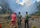 Gudang Milik Purnawirawan di Kalibaru Banyuwangi Ludes Terbakar, Kerugian Capai Rp10 Juta.