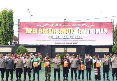 Polresta Banyuwangi Gelar Apel Besar Sabuk Kamtibmas 2026, Ajak Masyarakat Perkuat Sinergi Jaga Keamanan Bersama.