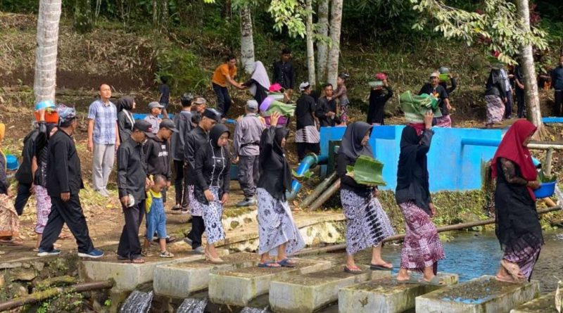 Tradisi Ithuk-Ithukan Glagah Banyuwangi Sebagai Wujud Syukur Warga Osing atas Mata Air Kajar yang Menghidupi.
