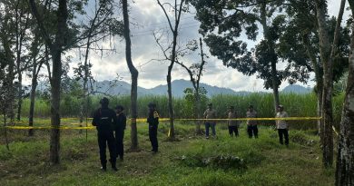 Penemuan Granat di Perkebunan Kendeng Lembu Glenmore, Tim Gegana Lakukan Disposal di Lokasi.