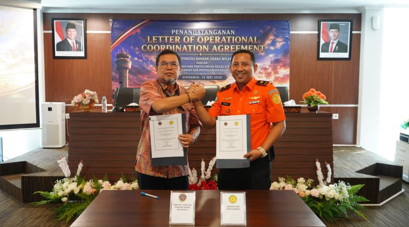 Perkuat Sinergitas Pertolongan Udara Kantor SAR Banyuwangi dan Otoritas Bandara Surabaya Perkuat Sinergitas.