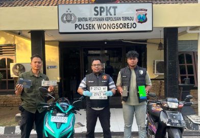 Motor Curian Dibawa Kabur ke Situbondo, Residivis Curanmor Dibekuk Unit Reskrim Polsek Wongsorejo.